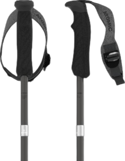 Lyžiarske palice Volant Sqs Black/Carbon