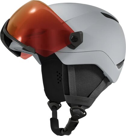 Lyžiarska prilba Atomic Revent Visor JR Gull Gray