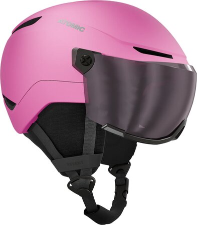 Lyžiarska prilba Atomic Revent Visor JR Pink