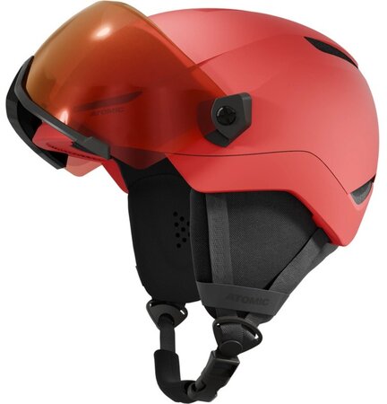 Lyžiarska prilba Atomic Revent Visor JR Red
