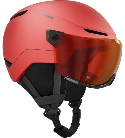 Lyžiarska prilba Atomic Revent Visor JR Red