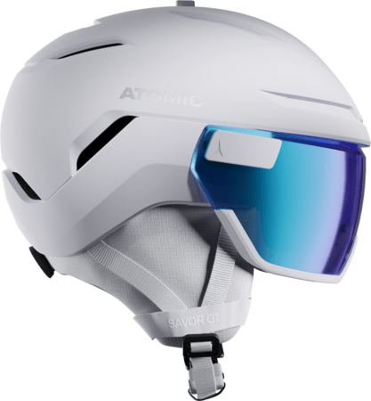 Lyžiarska prilba Atomic Savor GT Visor Stereo White Heather