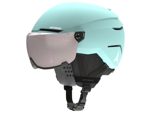 Lyžiarska prilba Atomic Savor Visor JR Turquoise/All W