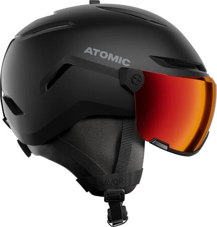Lyžiarska prilba Atomic Savor Visor Stereo Black