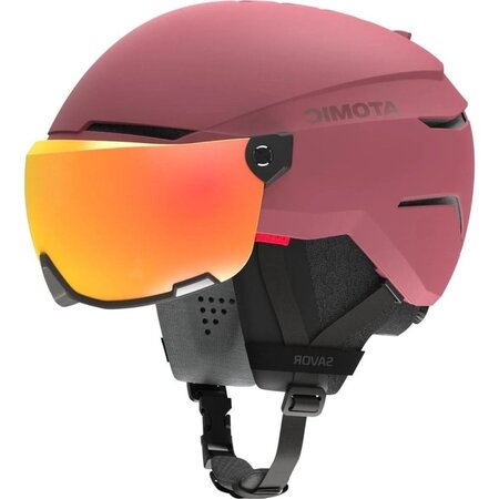 Lyžiarska prilba Atomic Savor Visor Stereo Maroon V