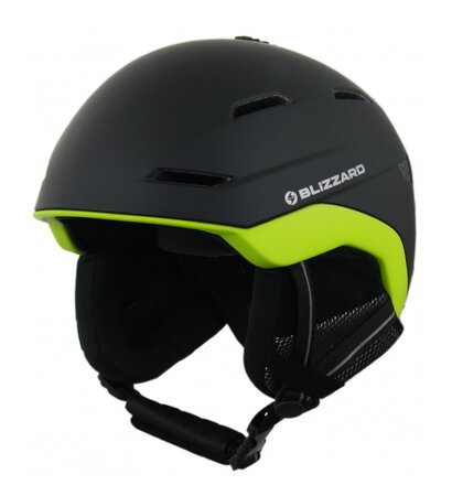 Lyžiarska prilba Blizzard Bormio Black Matt/Neon Yellow Matt 20/21