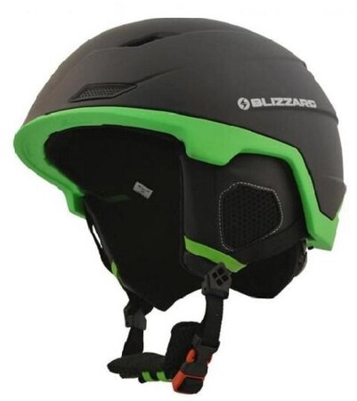 Lyžiarska prilba Blizzard Double black matt/neon green, big logo 20/21