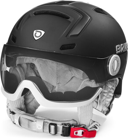 Lyžiarska prilba BRIKO Ambra Visor Photo 916 Matt Shiny Black