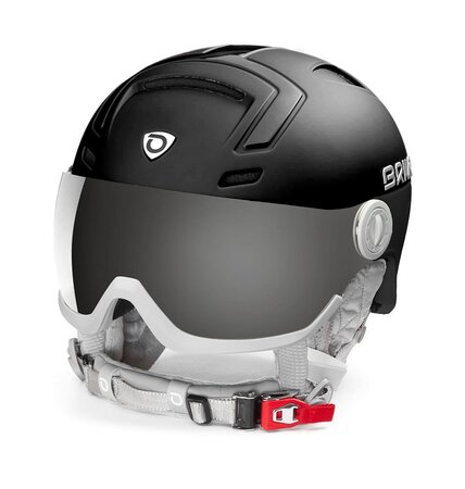 Lyžiarska prilba Briko Ambra Visor 1V 2.0 Matt Shine Black 20/21