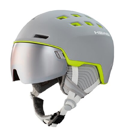 Lyžiarska prilba Head Rachel Grey/Lime 20/21