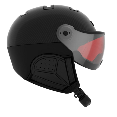 Lyžiarska prilba Kask Piuma-R Elite Visor Photochromic Carbon Black