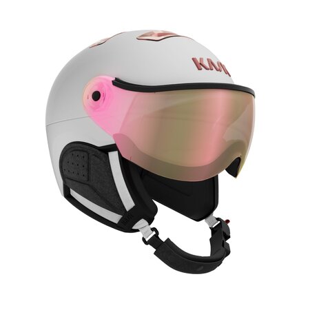 Lyžiarska prilba Kask Piuma R Chrome Visor White/Pink Gold 24/25