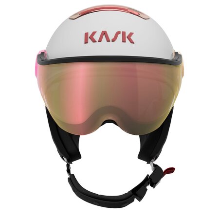 Lyžiarska prilba Kask Piuma R Chrome Visor White/Pink Gold 24/25