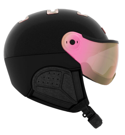 Lyžiarska prilba Kask Piuma R Chrome Visor Black/Pink Gold 23/24