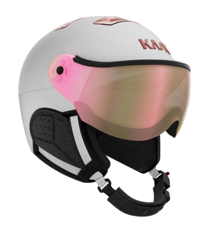 Lyžiarska prilba Kask Piuma R Chrome Visor White/Pink Gold 23/24 Lyžiarska prilba Kask Piuma R Chrome Visor White/Pink Gold 23/24