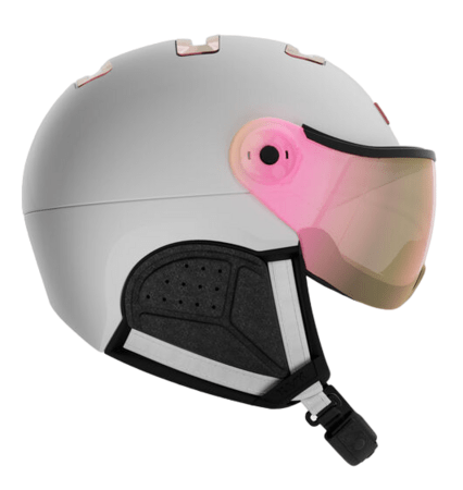 Lyžiarska prilba Kask Piuma R Chrome Visor White/Pink Gold 23/24 Lyžiarska prilba Kask Piuma R Chrome Visor White/Pink Gold 23/24
