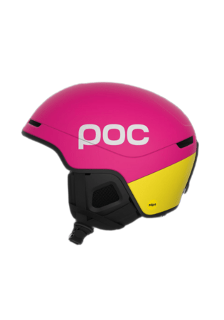 Lyžiarska prilba POC Obex Contour Rhos Red Matt/Citrine Yellow Matt