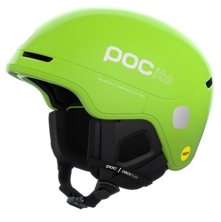Lyžiarska prilba POC Pocito Obex Mips Fluorescent Yellow/Green