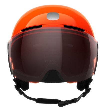 Lyžiarska prilba POC POCito Obex Visor Fluorescent Orange