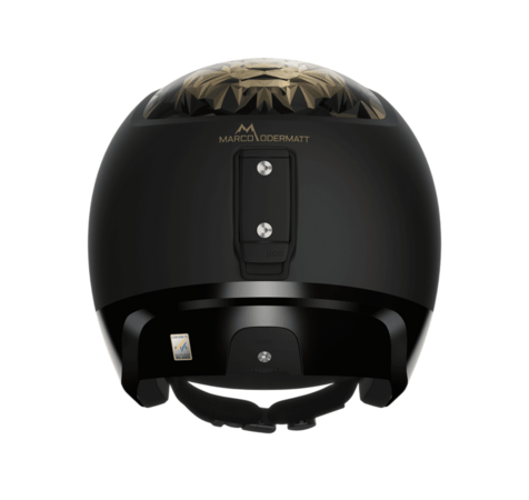 Lyžiarska prilba POC Skull Dura Jr Marco Odermatt Ed. Uranium Black/Podium Gold
