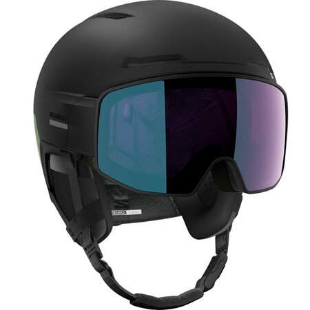 Lyžiarska prilba Salomon Driver Prime Sigma Photo Mips Black/White Moss/Sky Blue