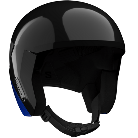 Lyžiarska prilba Salomon Equipe JR FIS Black/Race Blue
