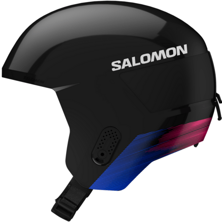 Lyžiarska prilba Salomon Equipe JR FIS Black/Race Blue