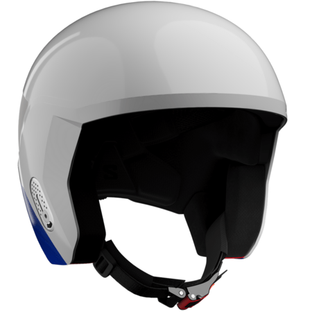 Lyžiarska prilba Salomon Equipe PRO FIS MIPS White/Race Blue