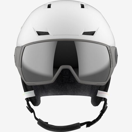 Lyžiarska prilba Salomon Icon LT Visor FLS White