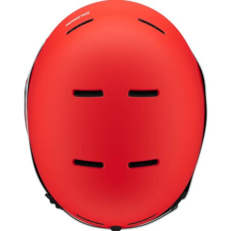 Lyžiarska prilba Salomon Player Combo Cherry Tomato