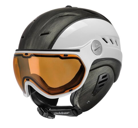 Lyžiarska prilba Slokker Bakka Wood/White