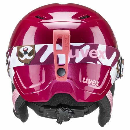 Lyžiarska prilba Uvex Heyya pro set Berry White Sloth
