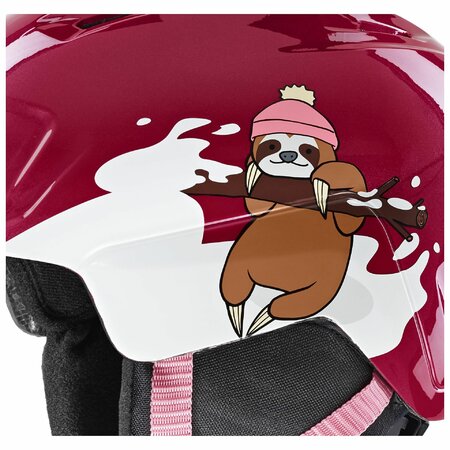 Lyžiarska prilba Uvex Heyya pro set Berry White Sloth