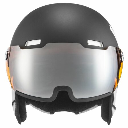 Lyžiarska prilba Uvex hlmt 500 Visor Black Mat
