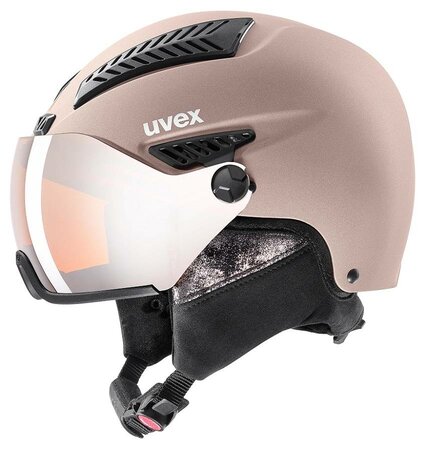 Lyžiarska prilba Uvex Hlmt 600 Visor Rose Mat