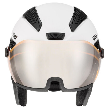 Lyžiarska prilba Uvex Hlmt 600 Visor White Mat