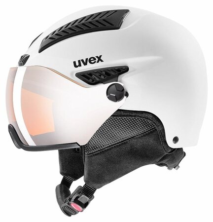 Lyžiarska prilba Uvex Hlmt 600 Visor White Mat
