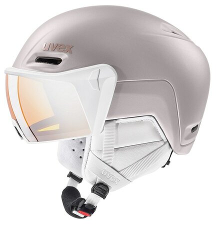 Lyžiarska prilba Uvex Hlmt 700 Visor Rose Mat