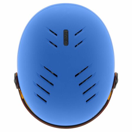 Lyžiarska prilba Uvex Rocket Jr. Visor Blue Mat