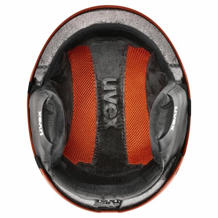 Lyžiarska prilba Uvex Wanted Flerce Red Stripes Mat