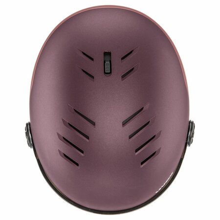 Lyžiarska prilba Uvex Wanted Visor Bramble Antique Rose Mat