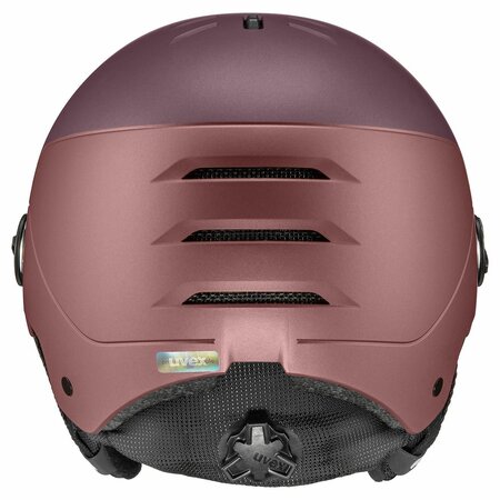 Lyžiarska prilba Uvex Wanted Visor Bramble Antique Rose Mat