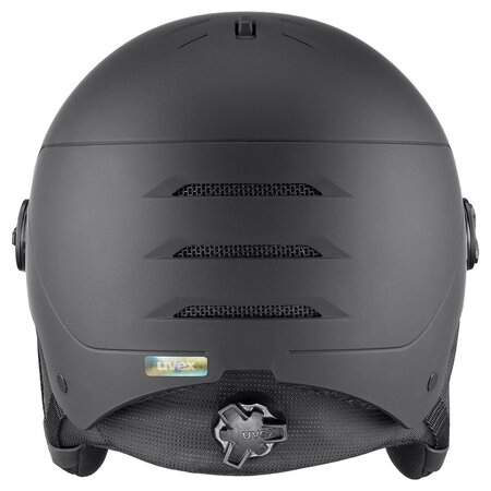 Lyžiarska prilba Uvex Wanted Visor V Black Matt