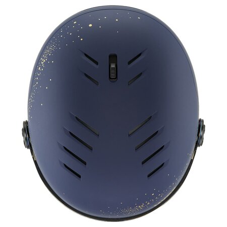 Prilba Uvex Wanted Visor WE Polar Sparkles Gold Matt