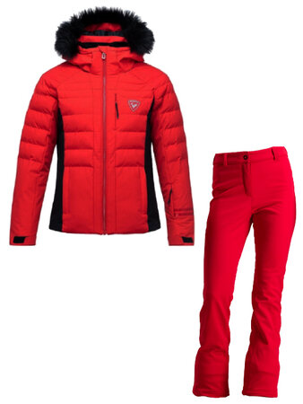 Dámsky lyžiarsky set Rossignol Rapide + Softshell