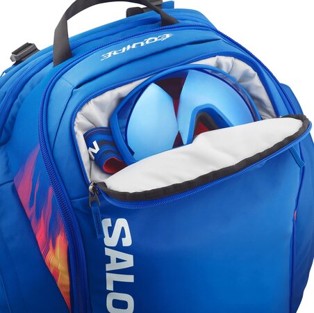 Batoh na lyžiarky Salomon Go To Snow 50 Race Blue/Fiery Red