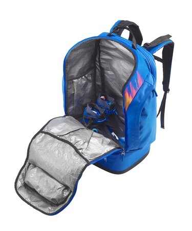 Batoh na lyžiarky Salomon Go To Snow 50 Race Blue/Fiery Red