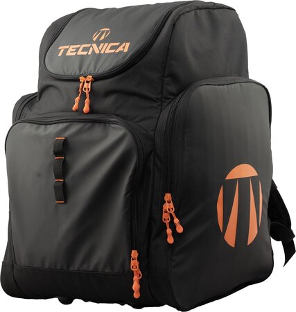 Vak na lyžiarky Tecnica Family/Team Skiboot Backpack Black/Orange