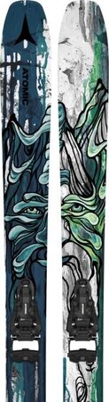 Lyže Atomic Bent 100 + Shift MNC 13 Blue/Grey 23/24