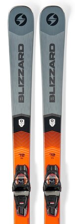 Lyže Blizzard Stormbird 72 TI + TP 11 Light DEMO Grey/Orange 25/26